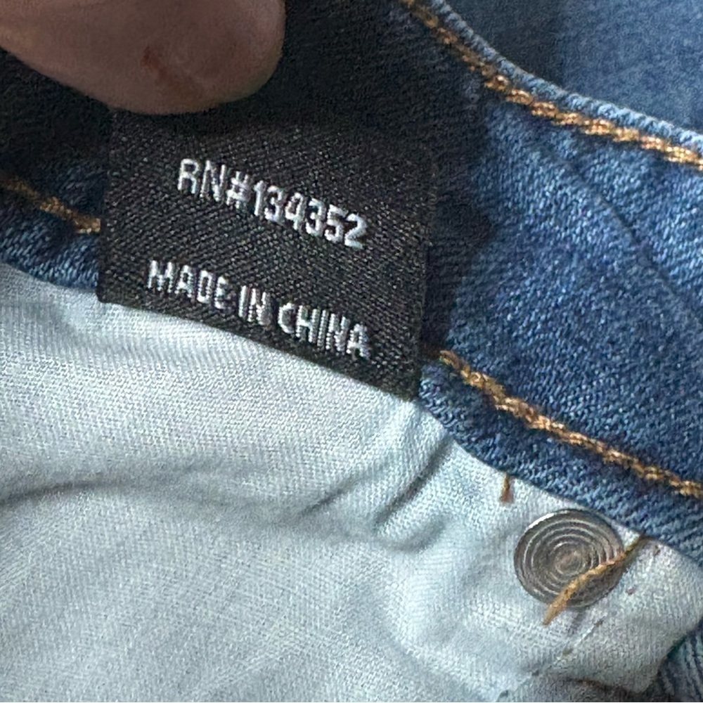 Wax Jean Blue Distressed Mini Skirt - Picture 11 of 13